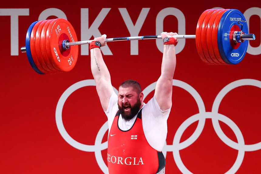 Đô cử 177kg Talakhadze tại Olympic 2020